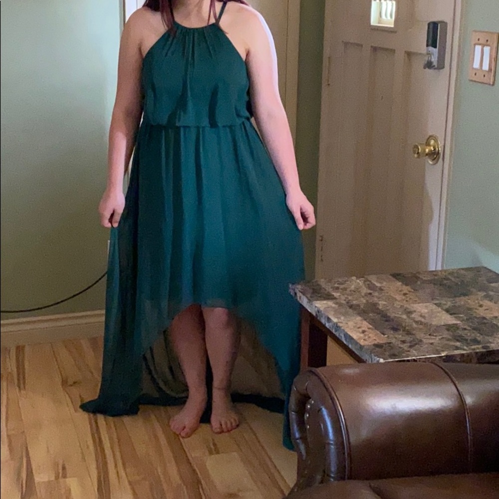 Formal green dress